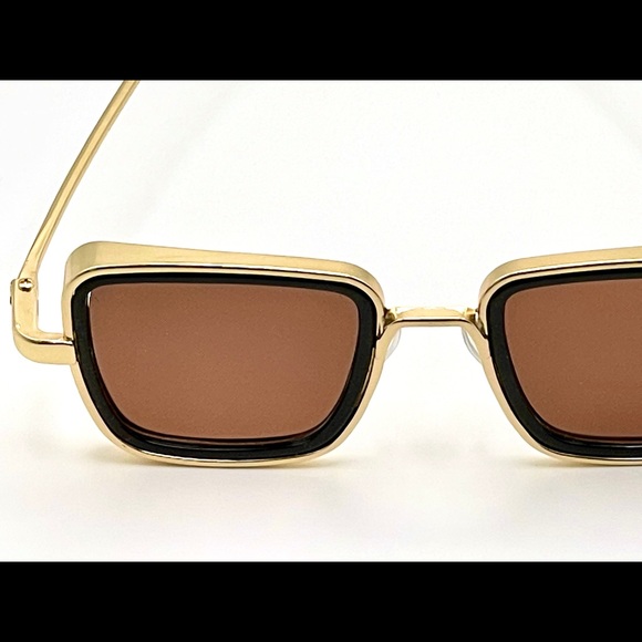Gold Steampunk Sunglasses - Fabulous & Chic - Picture 2 of 4